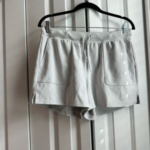 Natural Reflections Light Gray Athletic Shorts